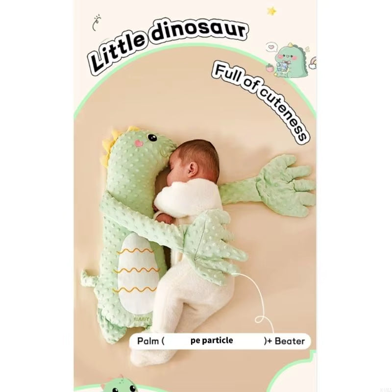 K1MA Automatic Patting Baby Soother Lovely Cartoon Mood Soothing Doll Sleep Helper Ergonomic Designing for Newborns