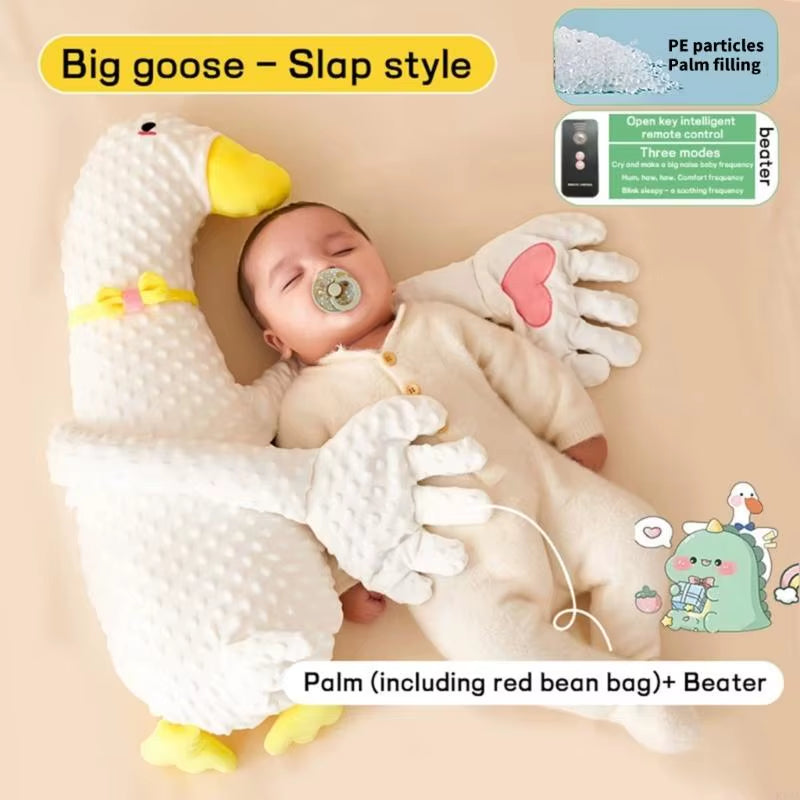 K1MA Automatic Patting Baby Soother Lovely Cartoon Mood Soothing Doll Sleep Helper Ergonomic Designing for Newborns